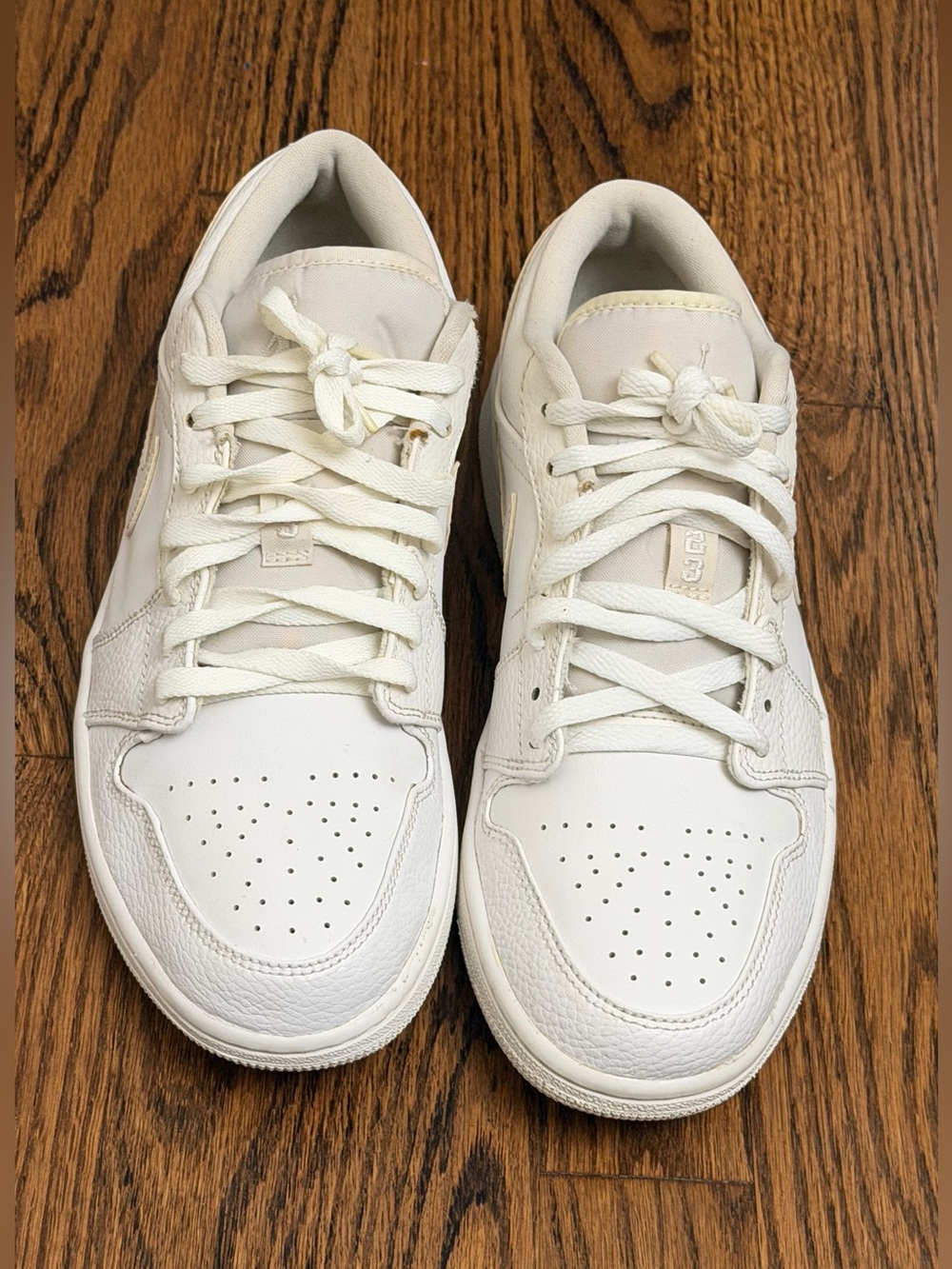 Jordan Men's Off-White Low-Top Sneakers
